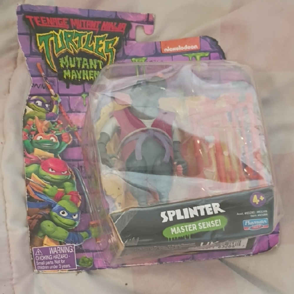 Nickelodeon Splinter Master Sensei Figure - Purple and Gray